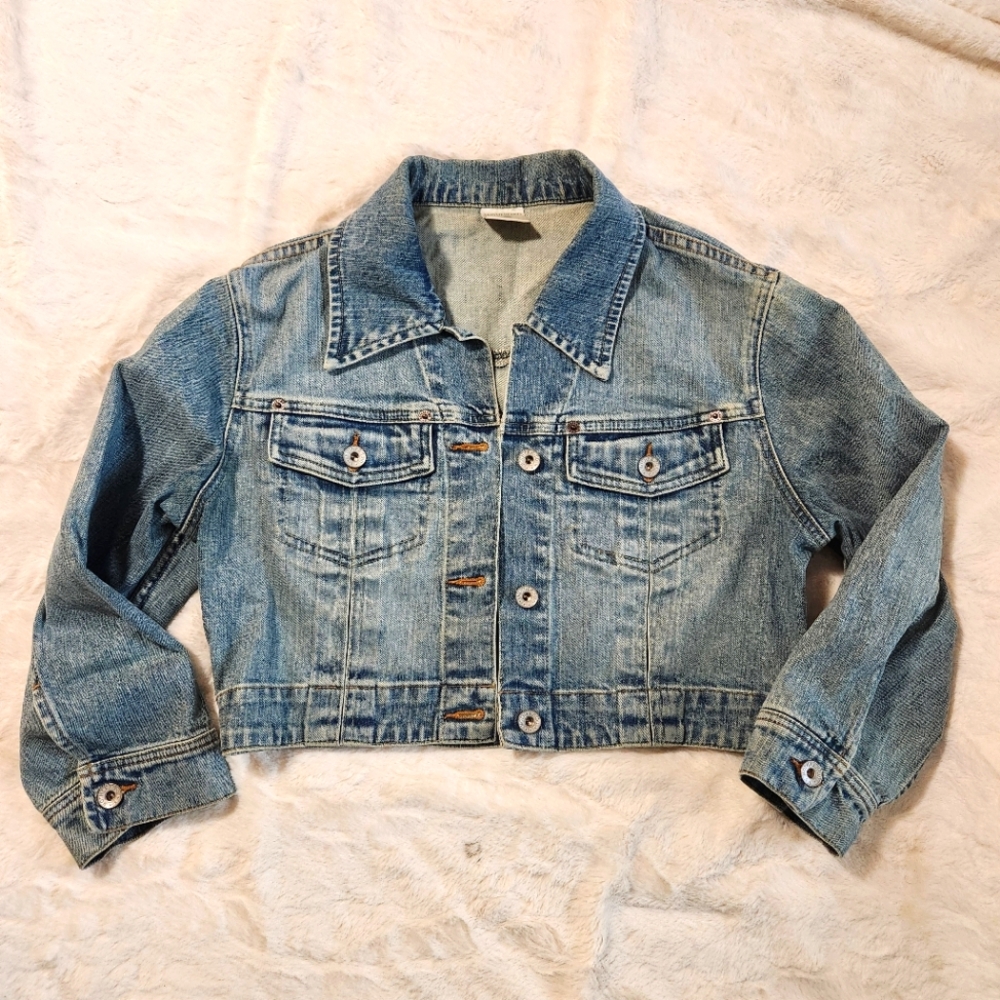 Motherhood Maternity Denim Jean Jacket, Size Small